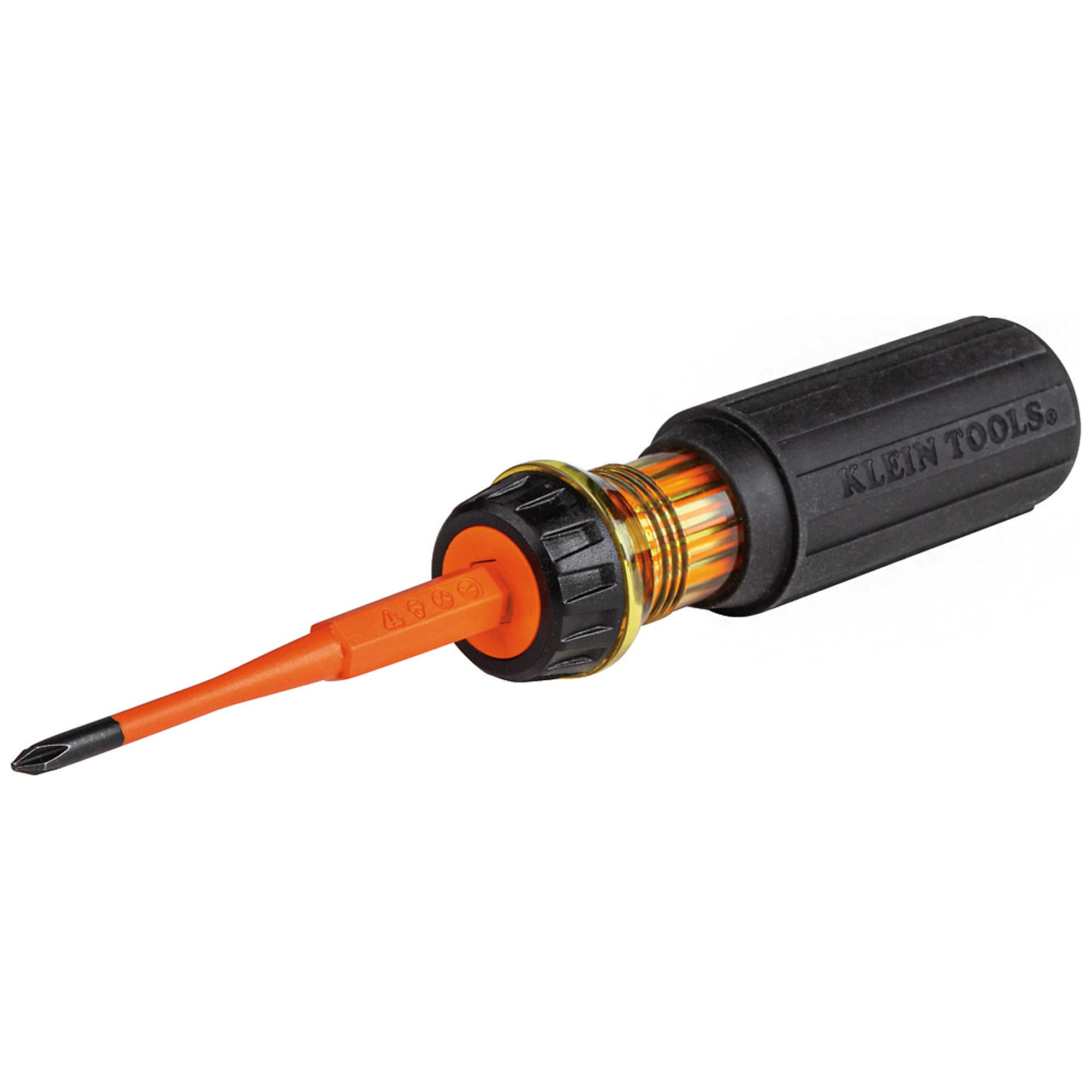 Klein Tools, Flip-Blade Insulated Screwdriver, 2in.1 Ph Bit #1 Drive Type Combination, Model# 32286